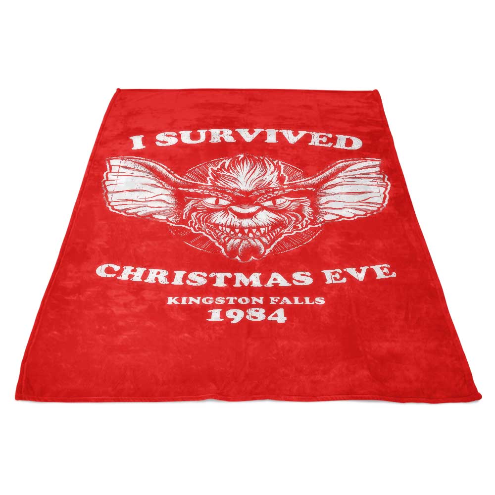 Cozy 'I Survived Kingston Falls' Fleece Blanket for Ultimate Comfort