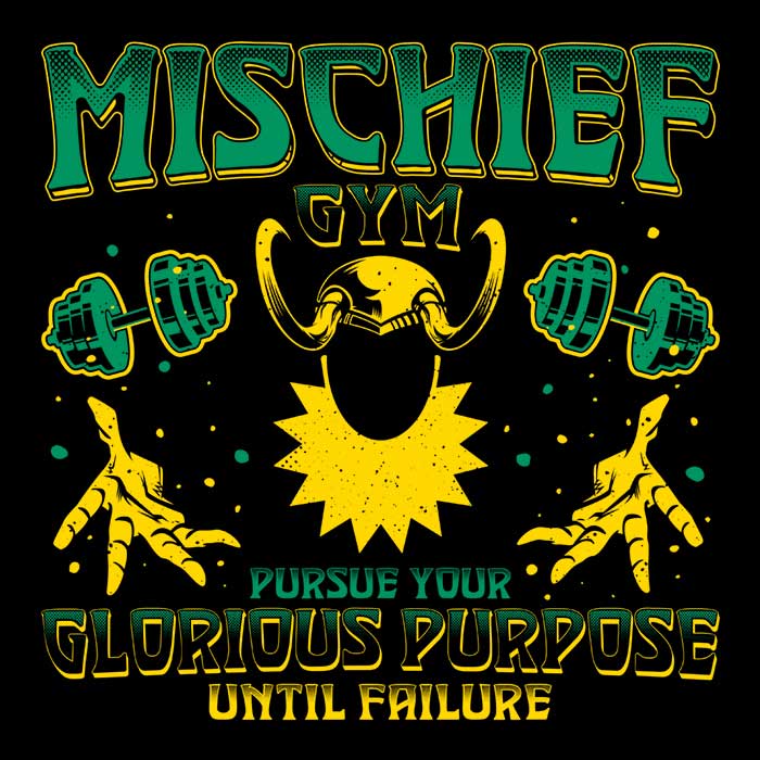 Teesgeex Mischief Gym High - Quality Polyester Fleece Blanket