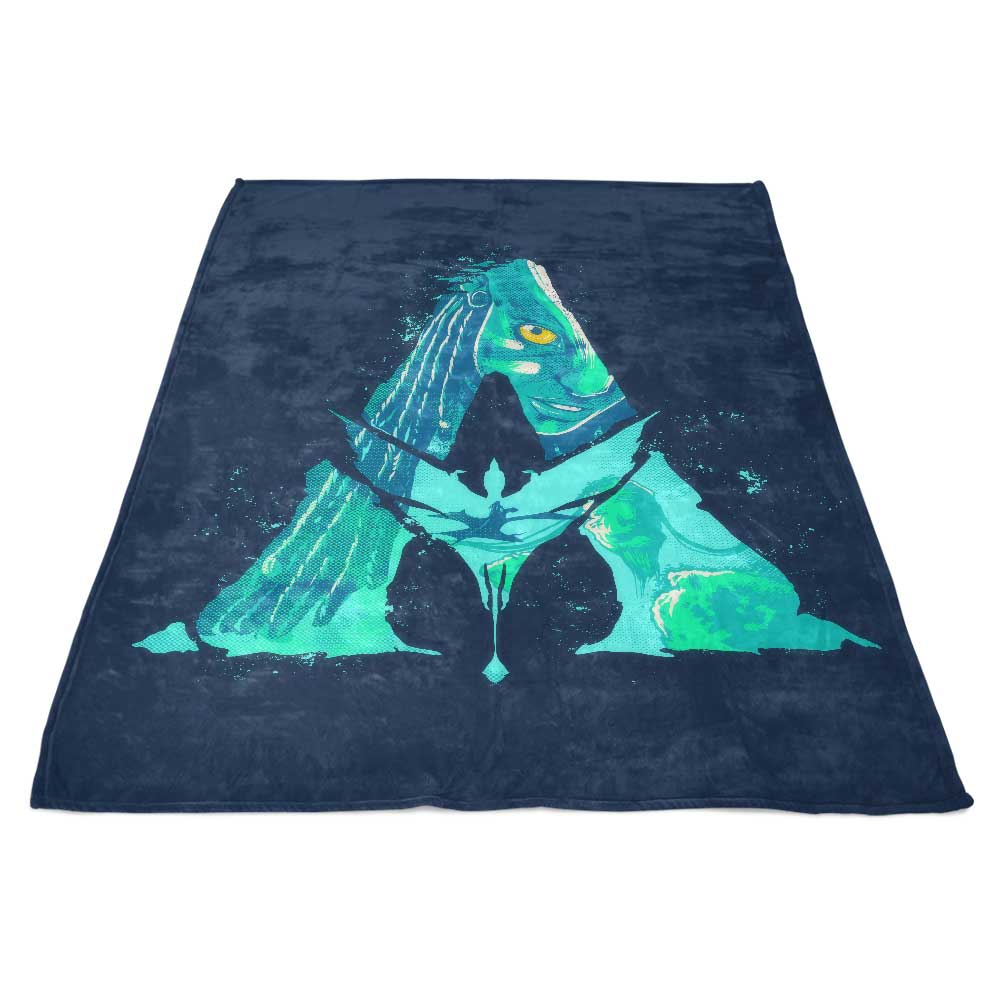 Ultra - Soft 'I See You' Fleece Blanket by Gleydson Art