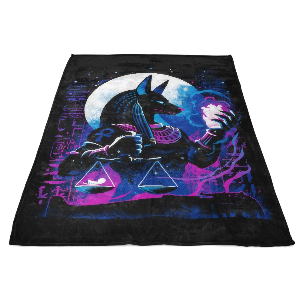 Alemaglia's High - Quality Fleece Blanket Inspired by the God of the Dead