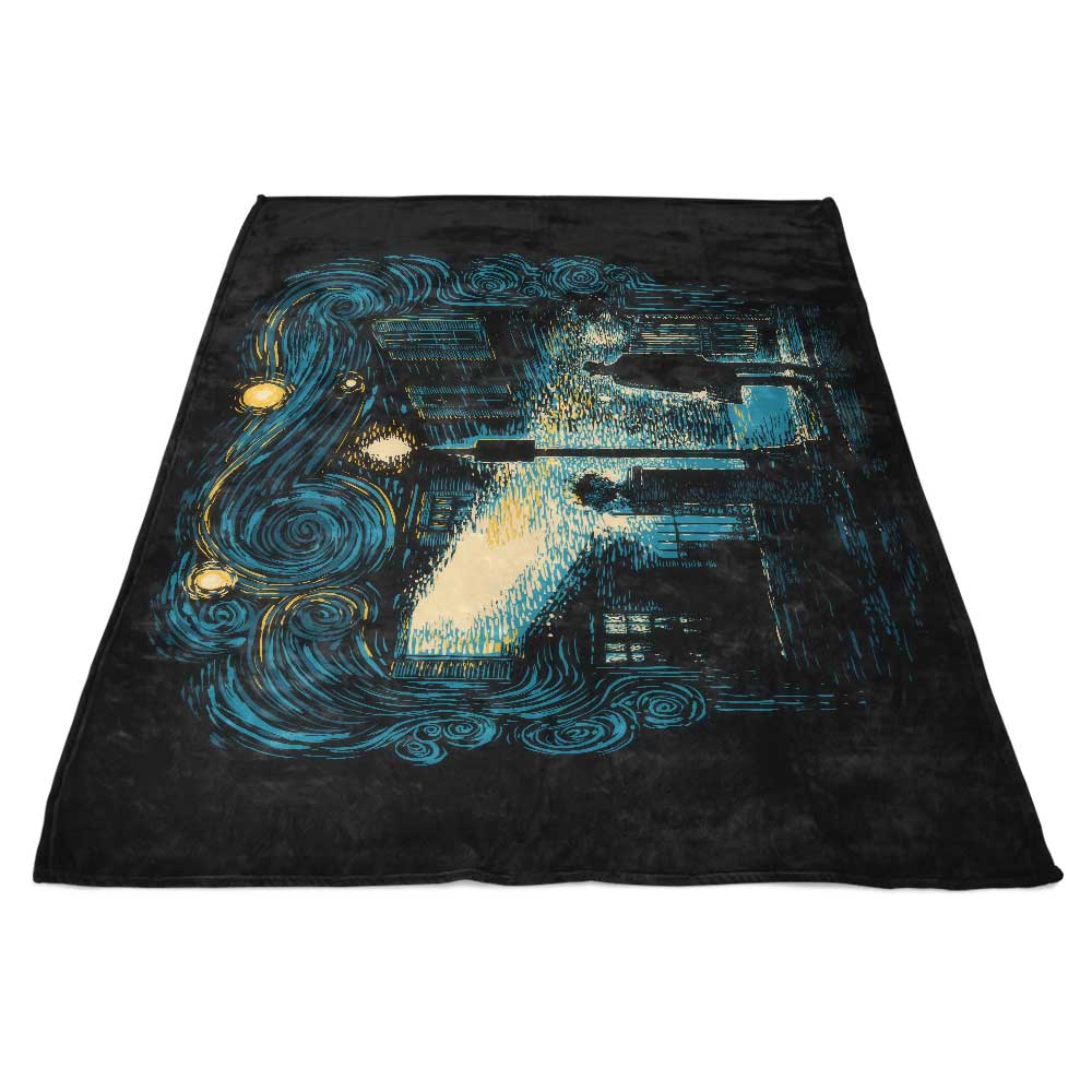 Ultra-Soft Starry Exorcism Fleece Blanket from Zascanauta
