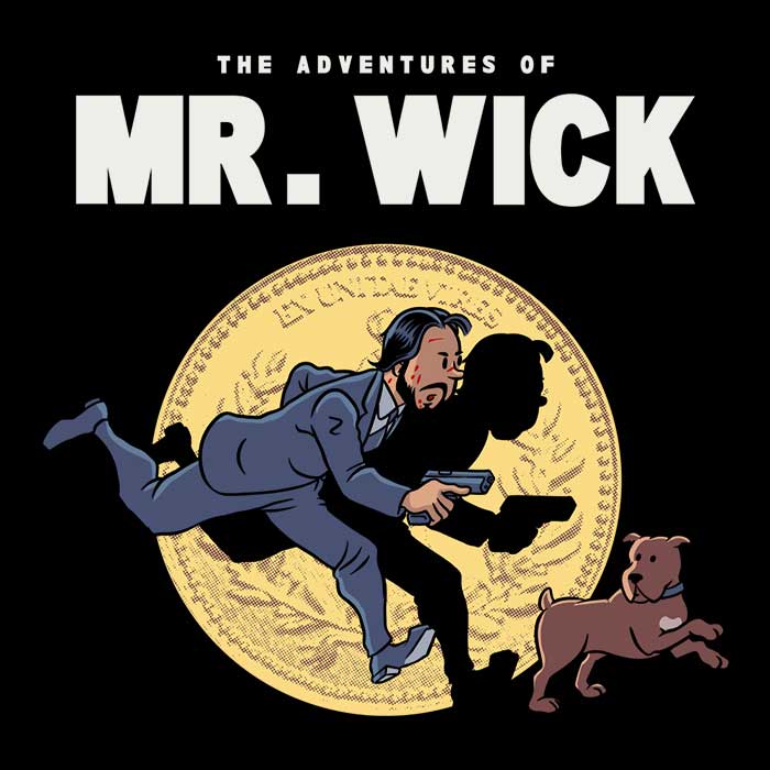 Cosy Fleece Blanket - The Adventures of Mr. Wick by Rustenico