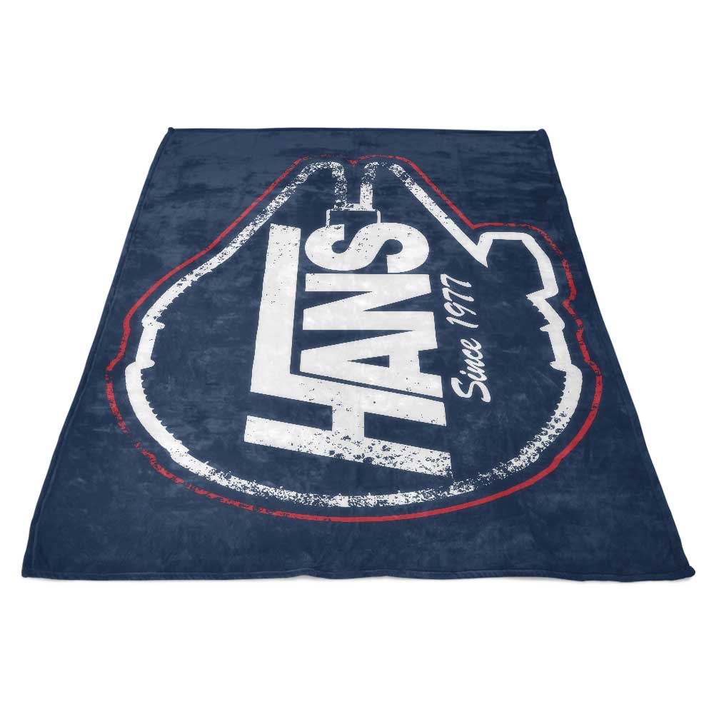 Hans Polyester Coral Fleece Blanket by Warbucks Design