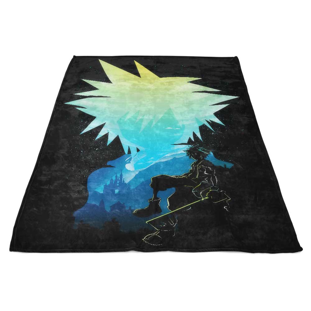 Super Soft Kingdom Landscape Polyester Fleece Blanket