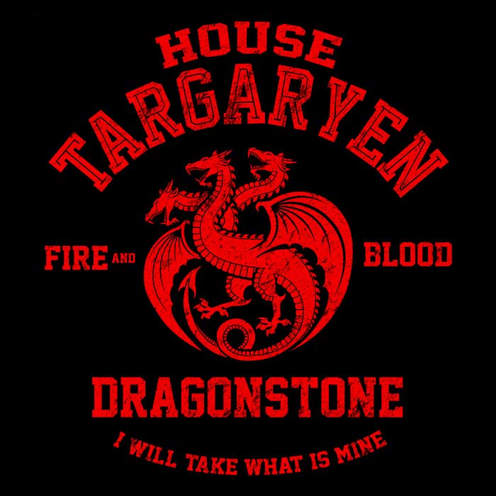Fleece Blanket Inspired by 'Fire and Blood'