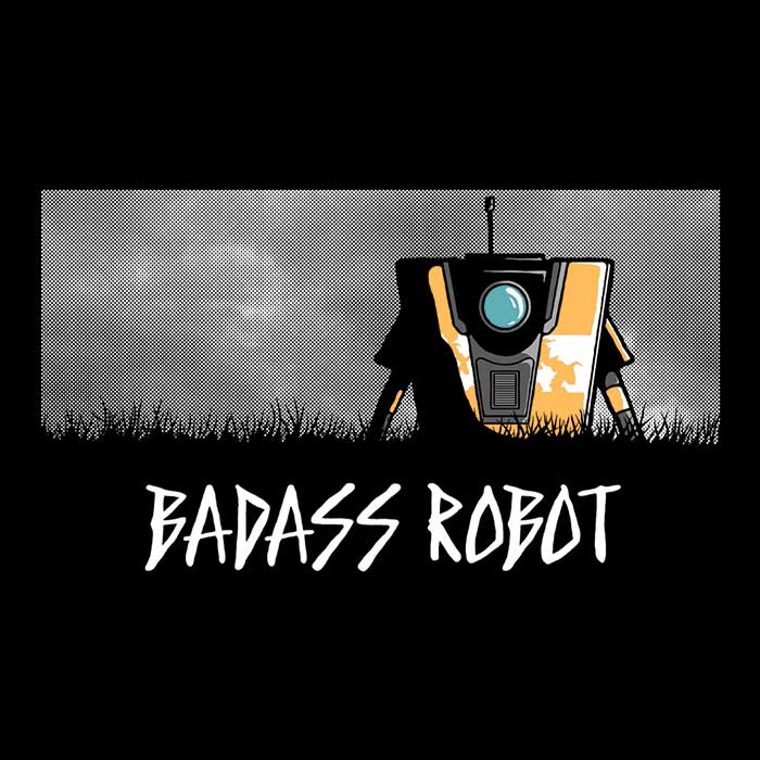 Awesome Badass Robot-themed Polyester Fleece Blanket