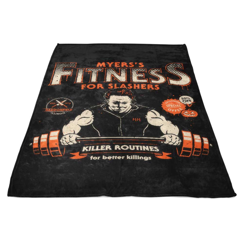 Myers Fitness Premium Fleece Blanket for Comfort and Warmth