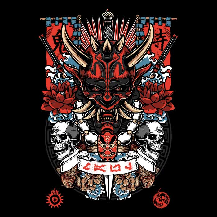 Akuma Dark Side - Soft Fleece Blanket for Comfort