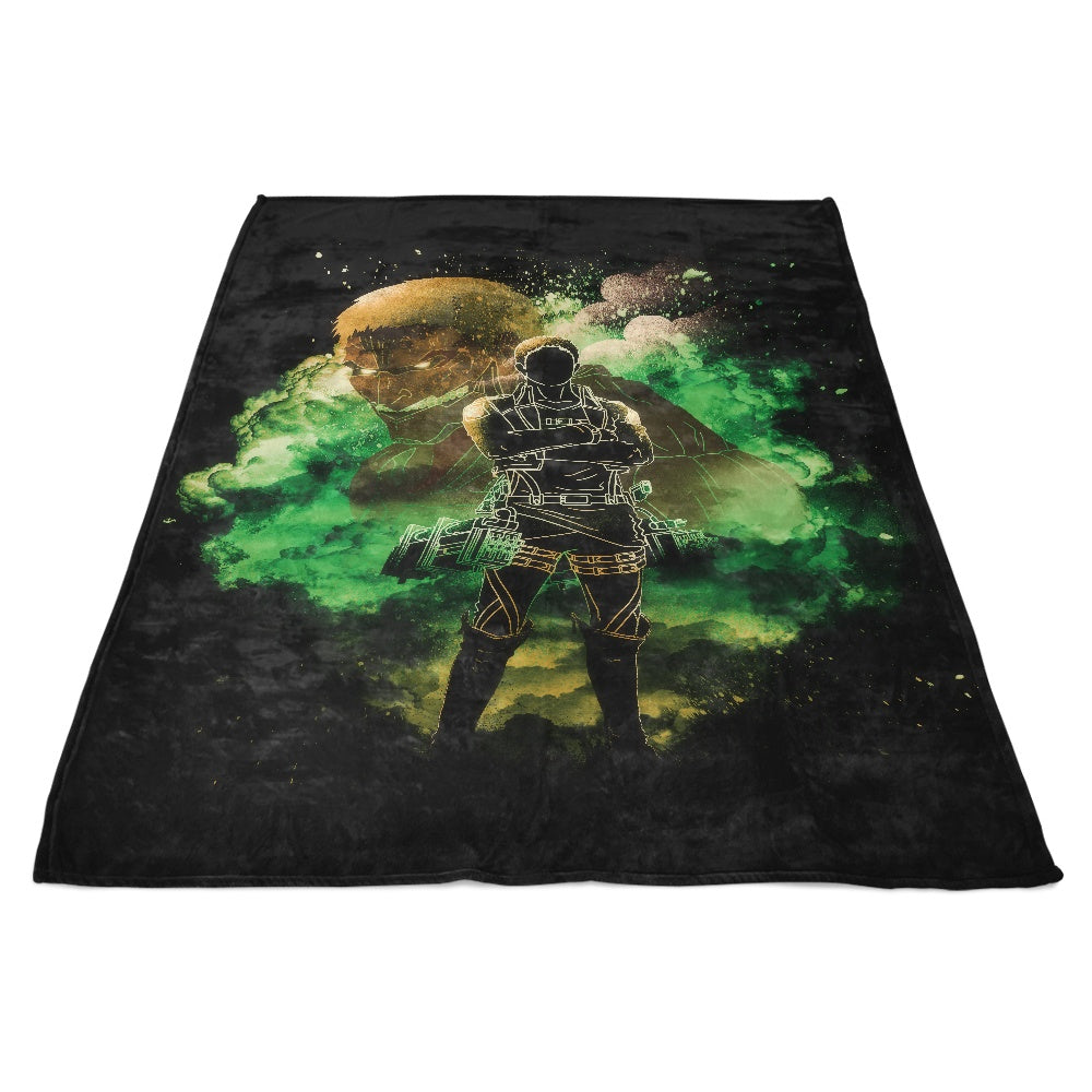 Armored Soul Fleece Blanket - Cozy and Stylish