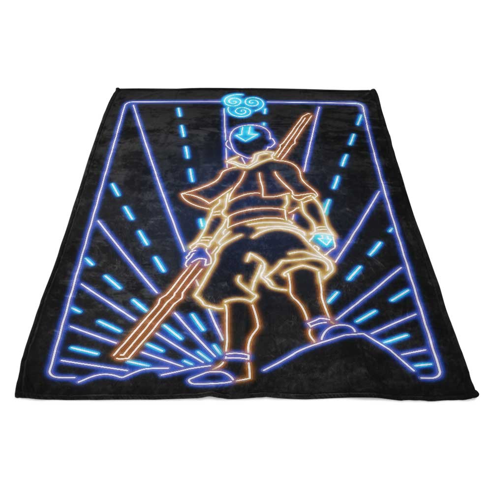 Ultra-Soft Neon Air Polyester Fleece Blanket by Donnie Illustrations