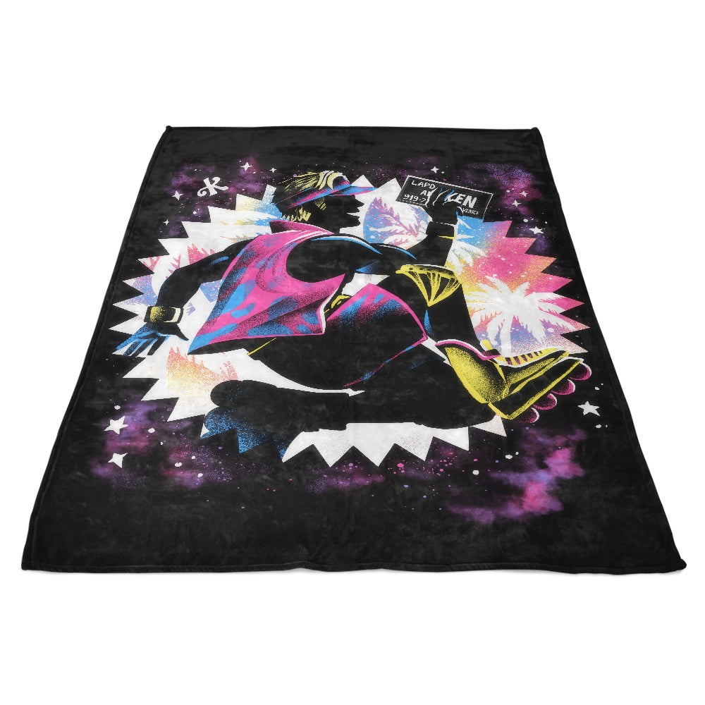 Blonde Fragility-themed Premium Fleece Blanket by Alemaglia