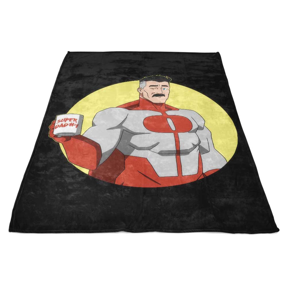 Top - Rated Super Dad No. 1 Polyester Fleece Blanket for Ultimate Comfort