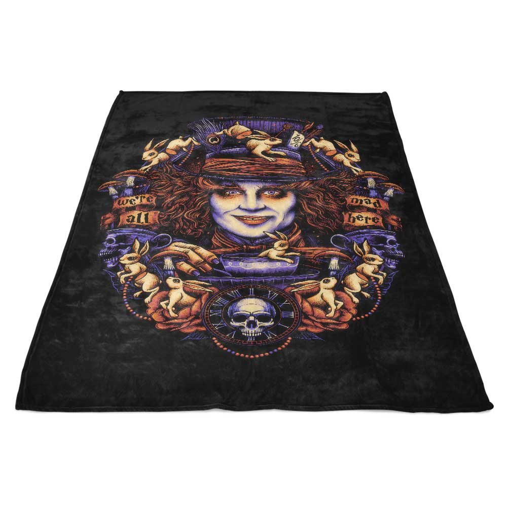 Crazy about Hats - Premium Fleece Blanket for Cozy Moments
