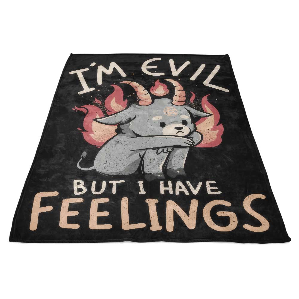 Soft Fleece Blanket - 'But I Have Feelings' Design