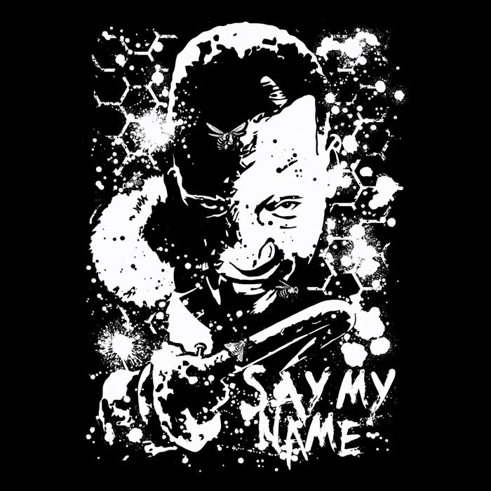 Ultra - Soft 'Say My Name' Fleece Blanket by Arinesart