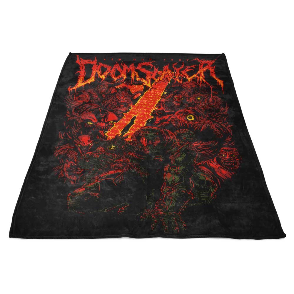 The Unleashed Predator - High - Quality Polyester Fleece Blanket