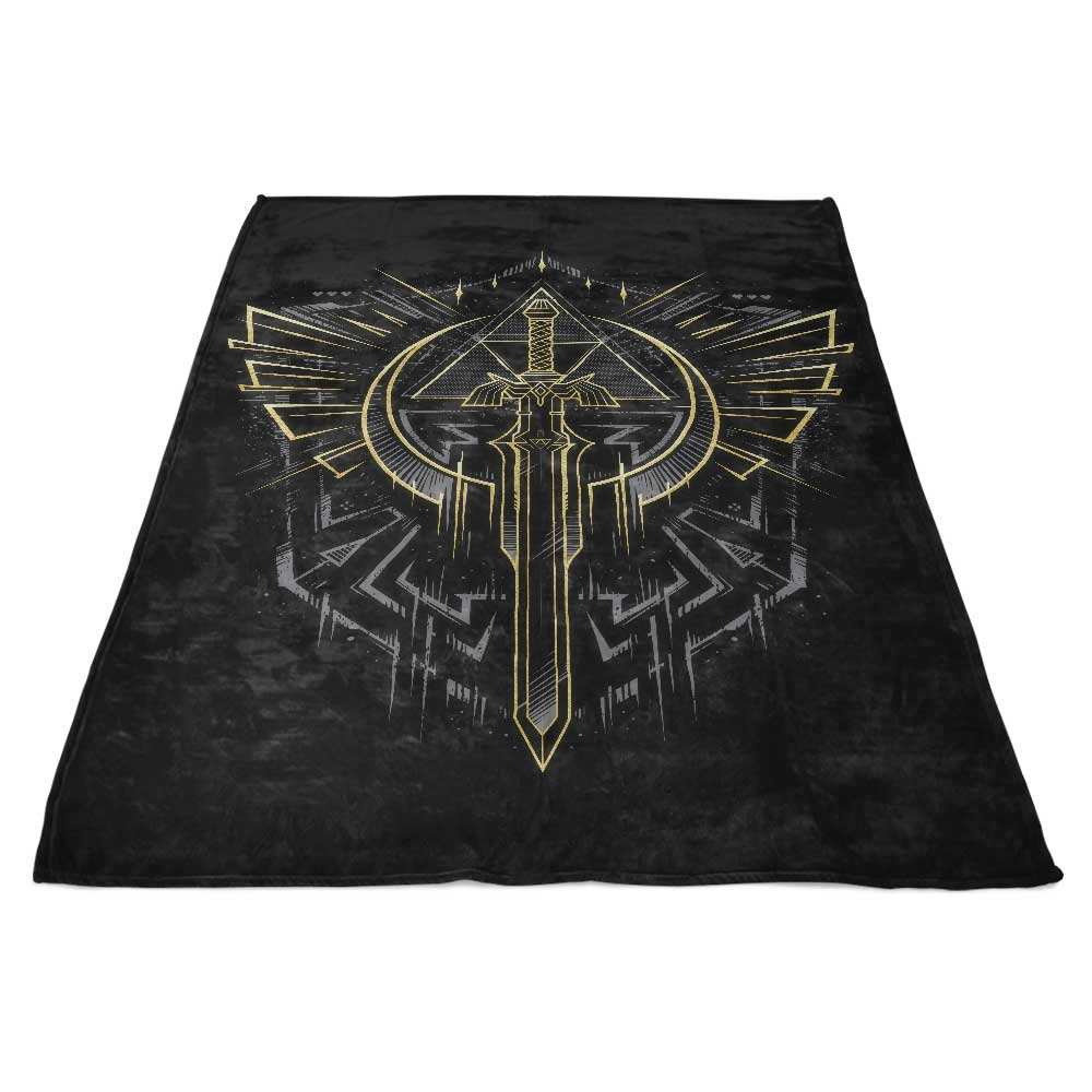 Fleece Blanket Inspired by the Hero Sword Design