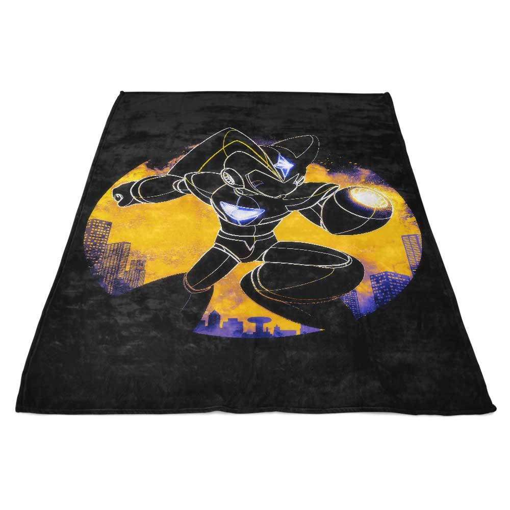 Fleece Blanket with the Bass Orb Design