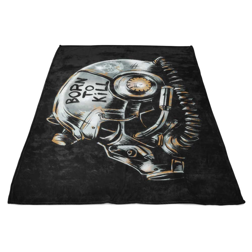 Fishmas' Timeless War Face Design - Soft Fleece Blanket