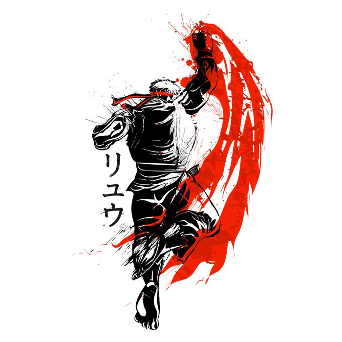 Traditional Fighter Themed Cozy Fleece Blanket