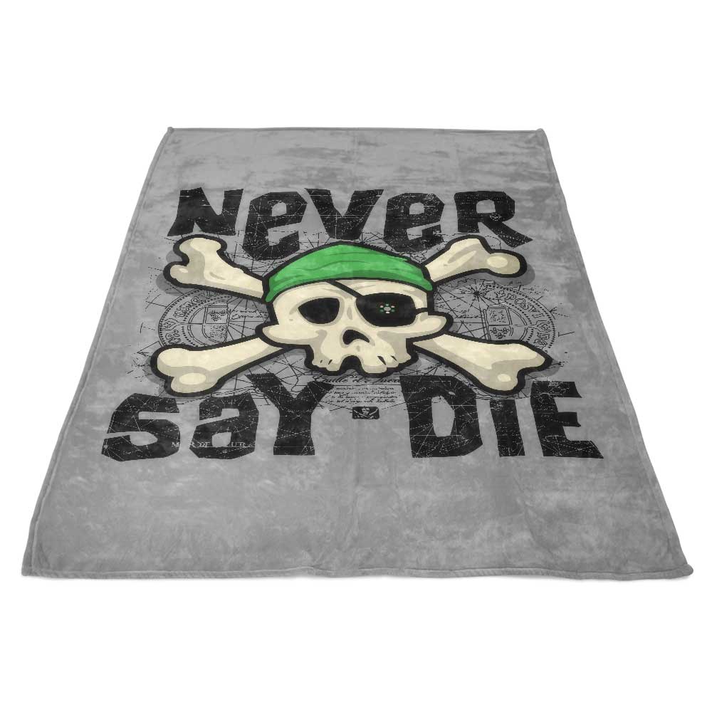 Ultra - Soft 'Never Say Die' Polyester Fleece Blanket