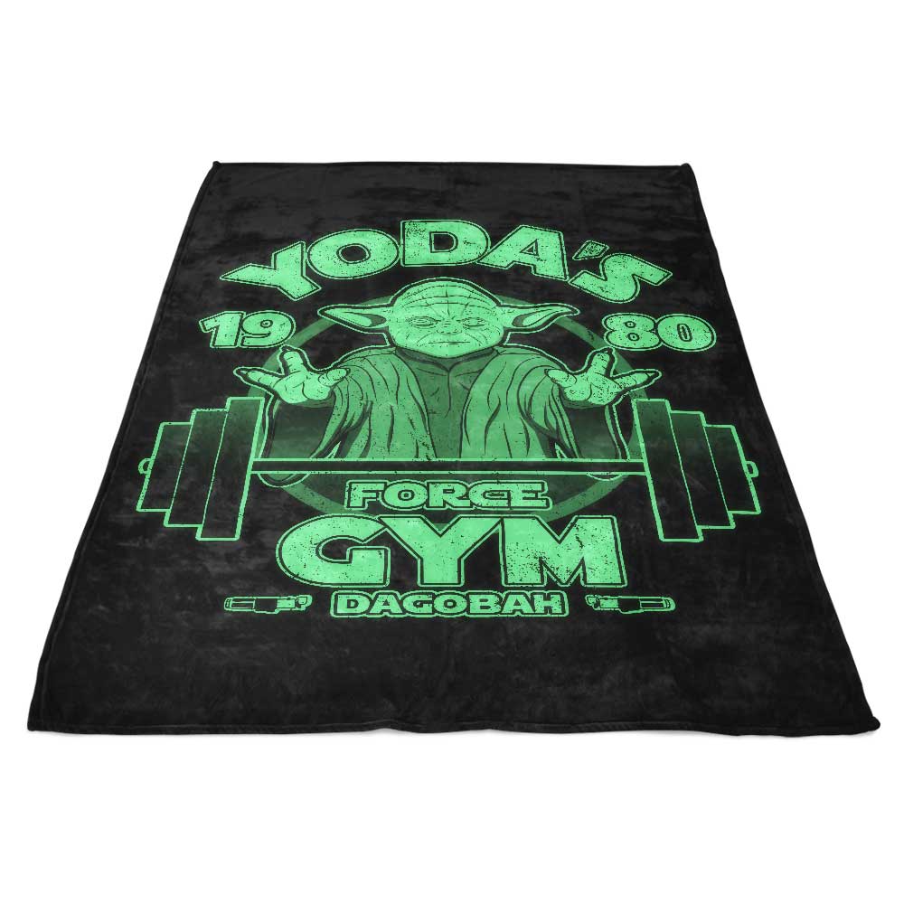 Dagobah Gym Premium Fleece Blanket for Cozy Comfort