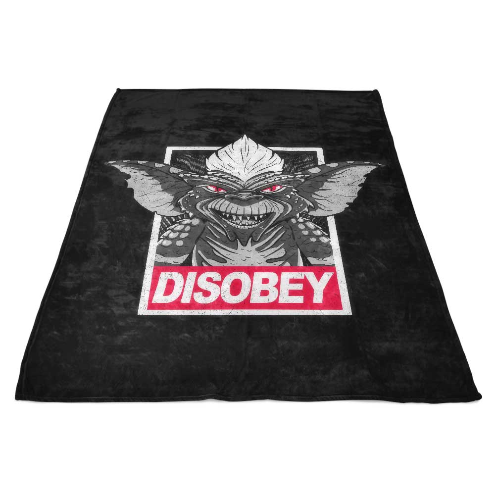 Disobey USA-made Ultra-soft Polyester Fleece Blanket