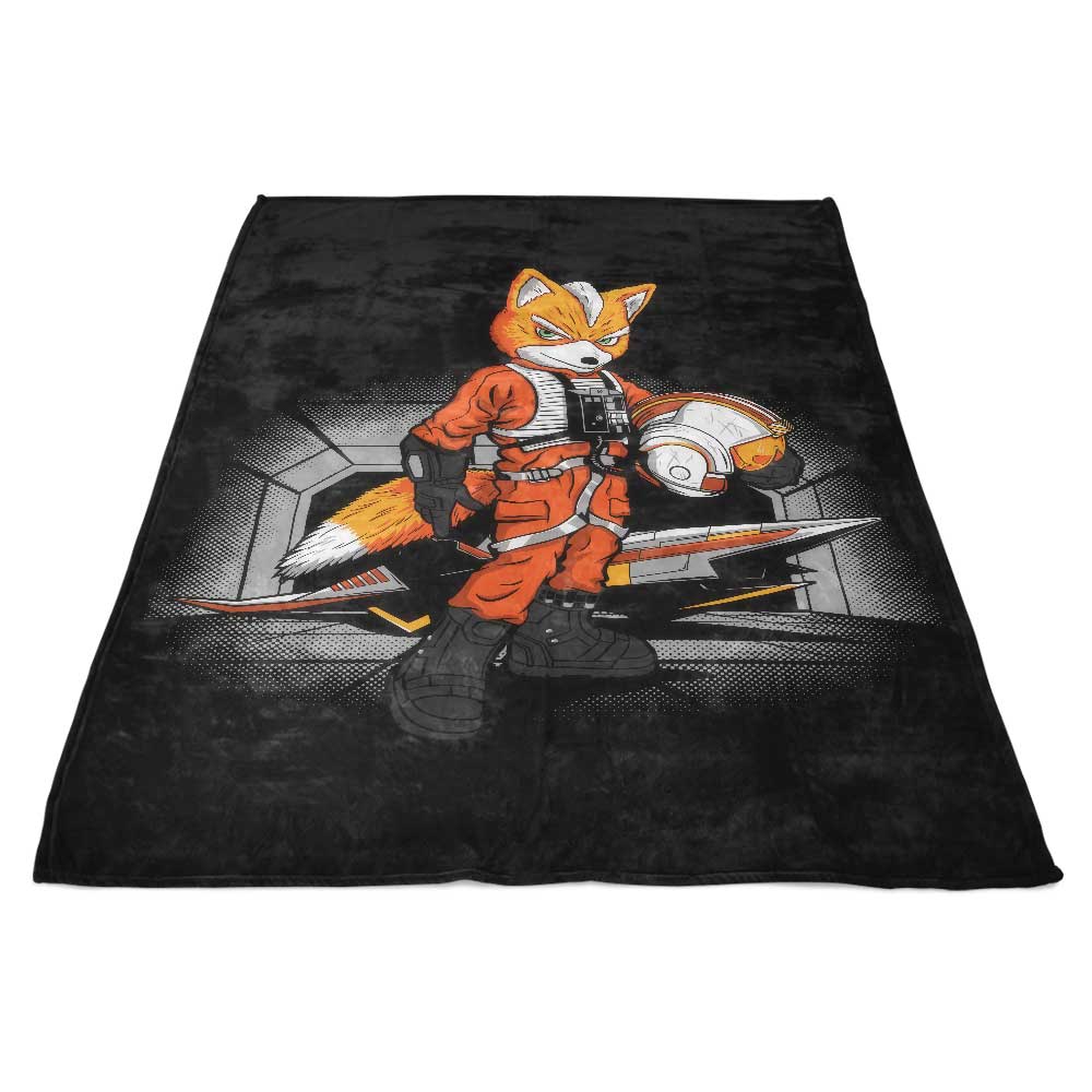 Super Soft Rebel Fox Polyester Fleece Blanket