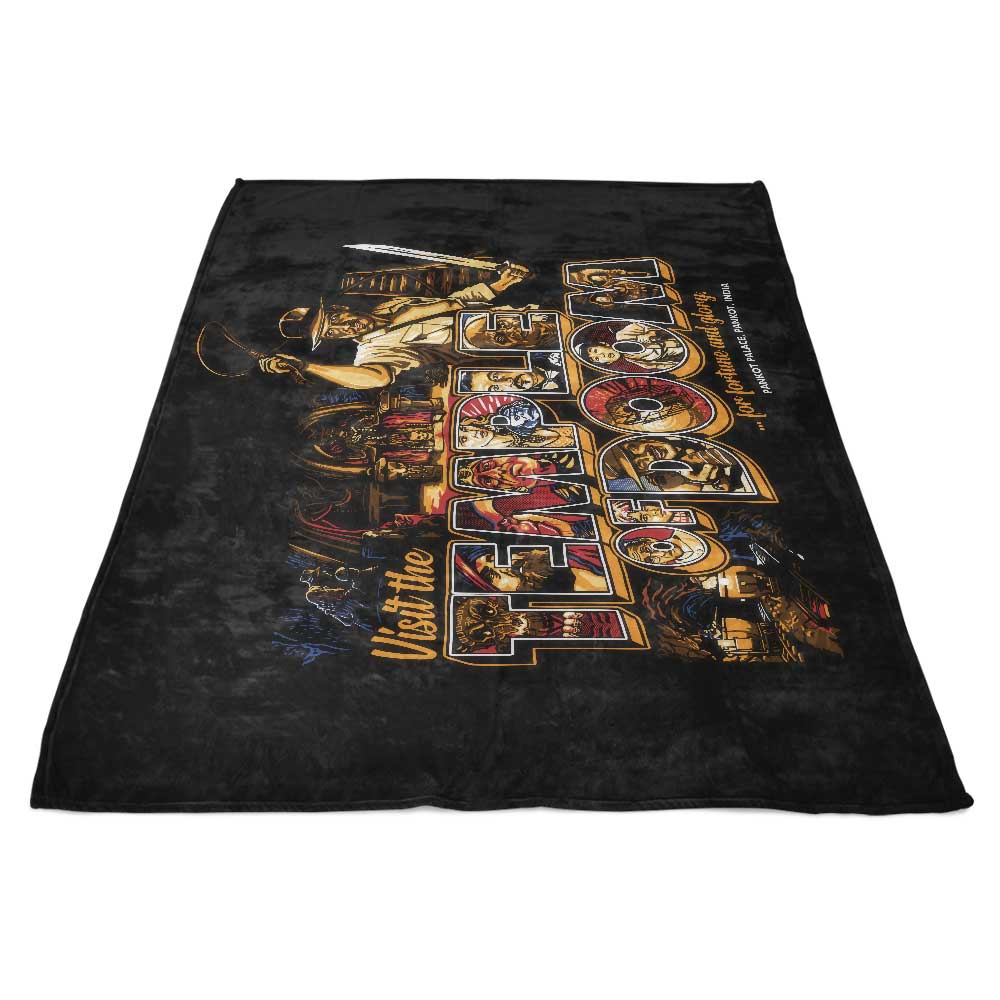 For Fortune and Glory - Cozy Polyester Fleece Blanket for Ultimate Comfort