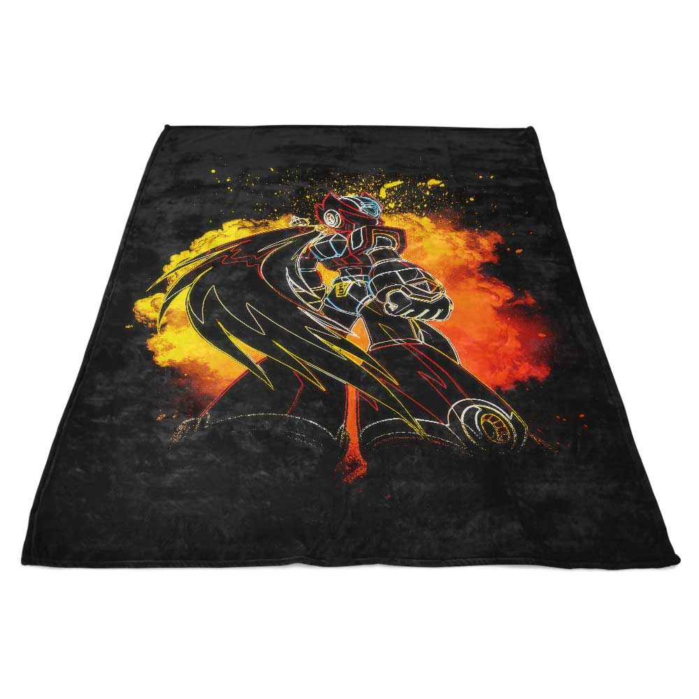 Donnie Illustrations' Soul of Zero Cosy Fleece Blanket for Ultimate Comfort