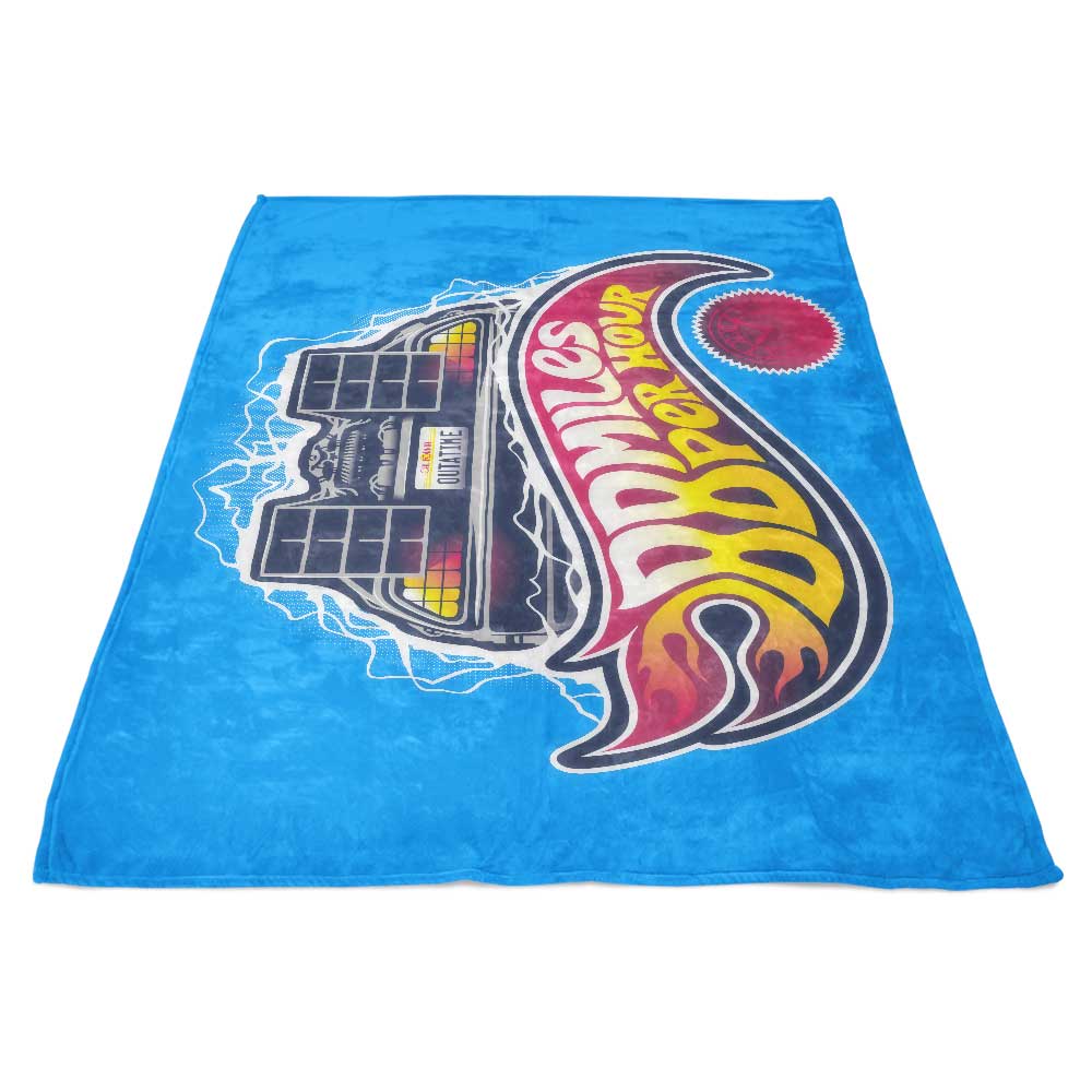 Hot Wheels Themed Fleece Blanket for Future - Enchanting Comfort