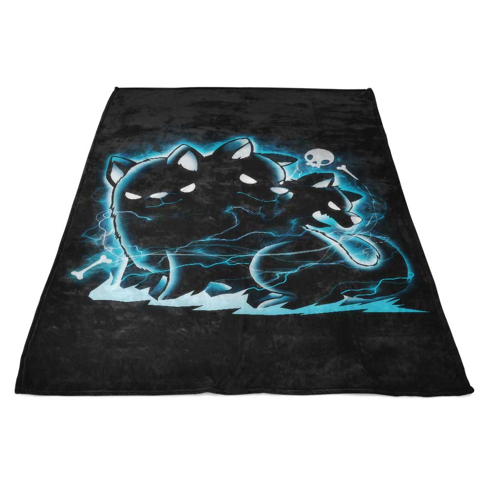 Cerberus-themed Super Soft Polyester Fleece Blanket