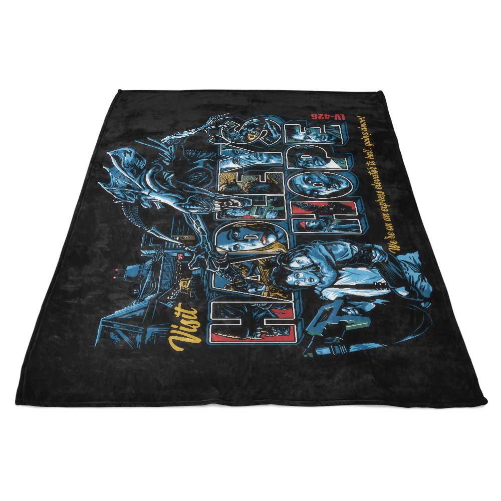 Ultra - Soft Fleece Blanket: 'Visit Hadley's Hope' Design