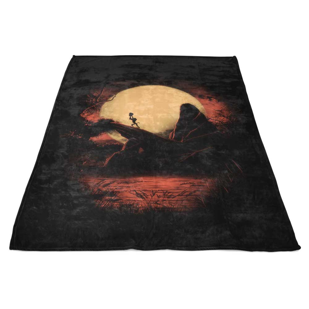 King Silhouette Luxury Fleece Blanket for Ultimate Comfort