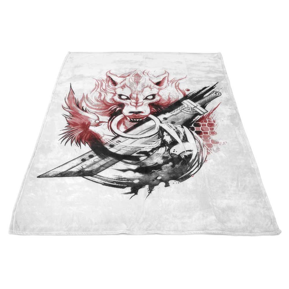 Jimiyo Amano Homage Fleece Blanket - A Cozy Polyester Comfort