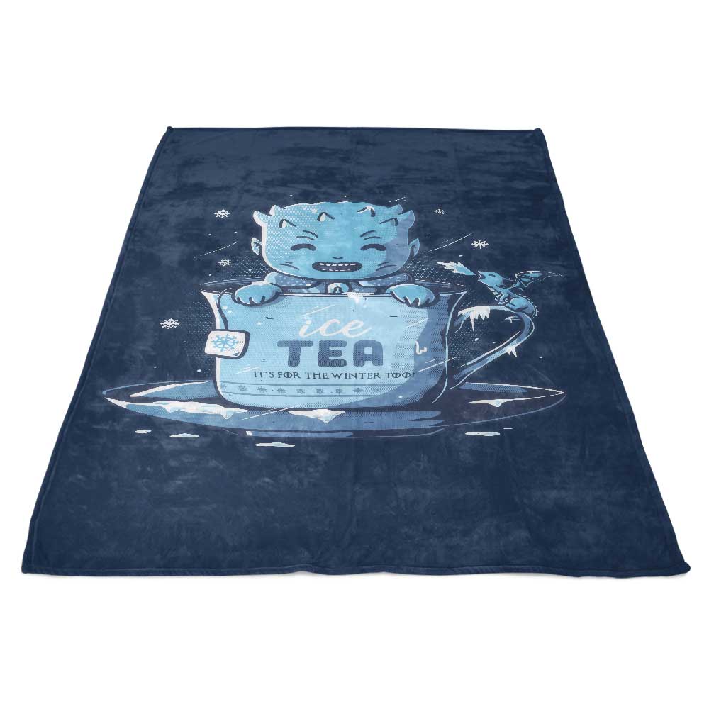 Ultra-Soft Wight Tea Fleece Blanket Made in USA