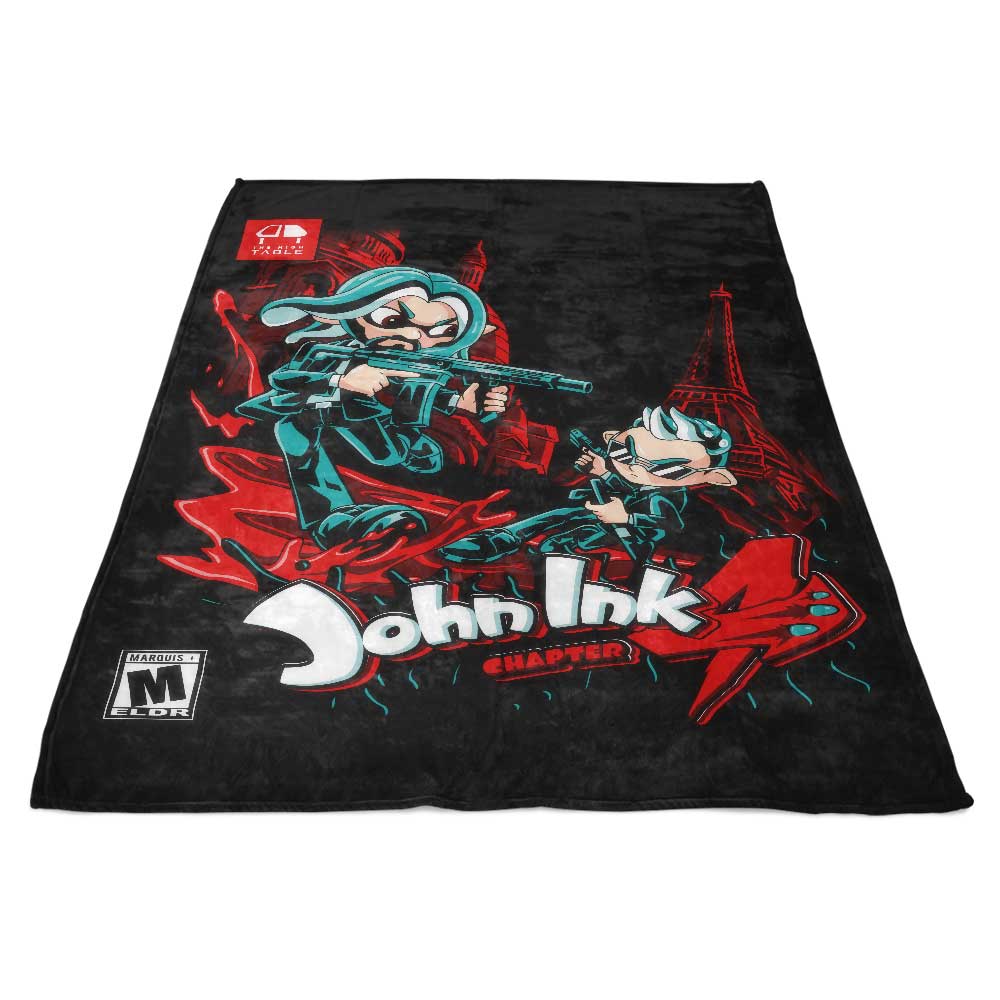 Ultra-Soft John Ink Polyester Fleece Blanket with One-Sided Print