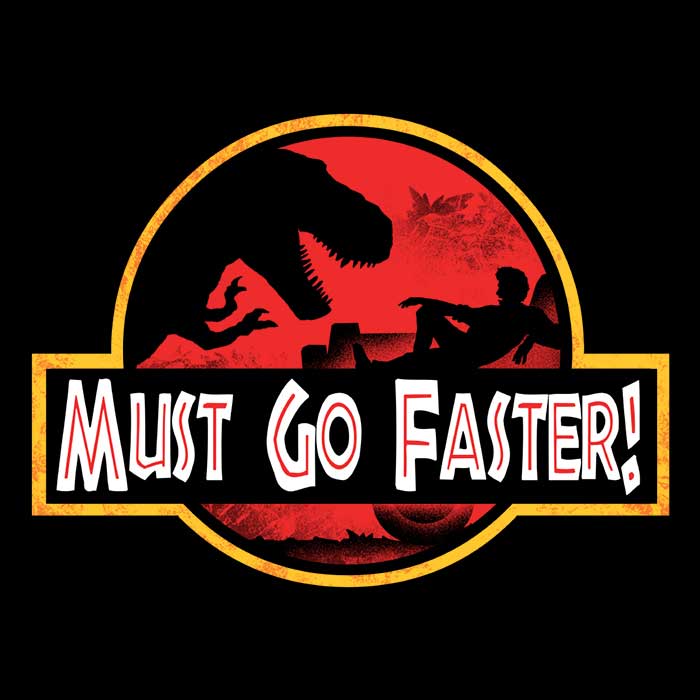 Ultra-Soft 'Must Go Faster' Polyester Fleece Blanket