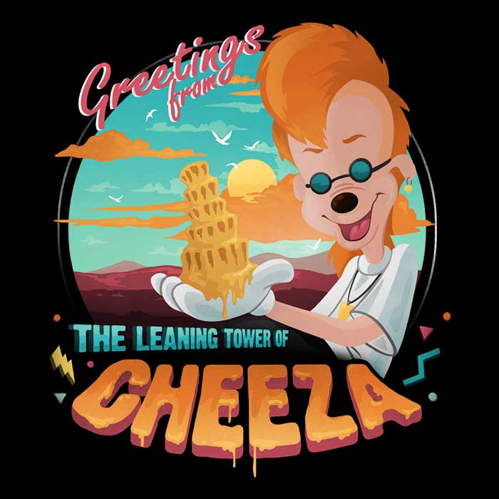 The Leaning Tower of Cheeza Stylish Polyester Fleece Blanket for Comfort