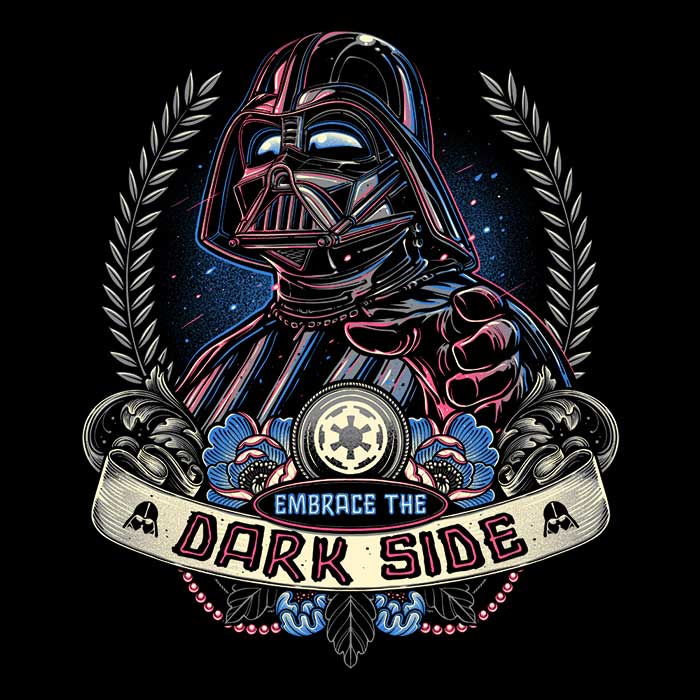 Indulge in the Cozy Dark Side - 100% Polyester Fleece Blanket