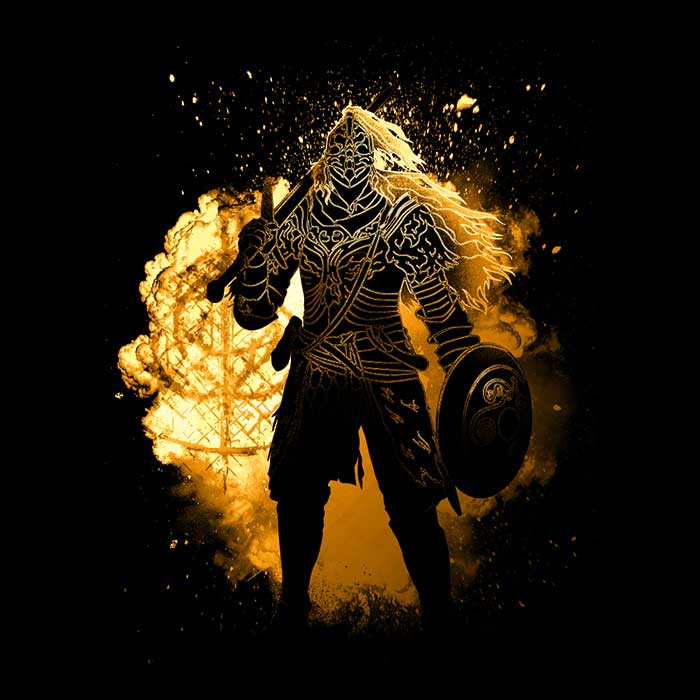 Soul of the Golden Lord - Cozy Fleece Blanket for Comfort and Warmth