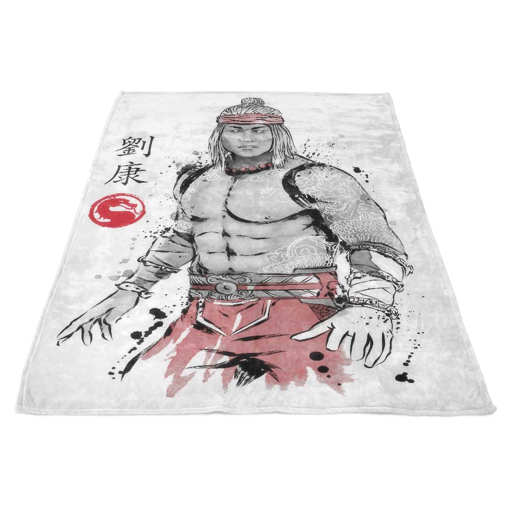 Ultra-Soft 'The Chosen One Sumi-e' Polyester Fleece Blanket