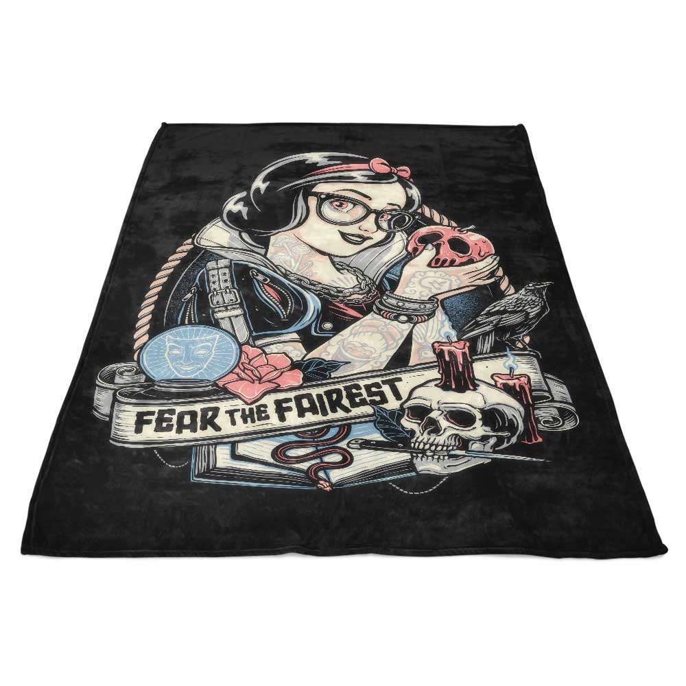 Ultra-Soft 'Fear the Fairest' USA-Made Polyester Fleece Blanket