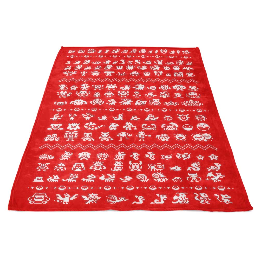 Catch'm Holiday Super-Soft Fleece Blanket for Cozy Holidays