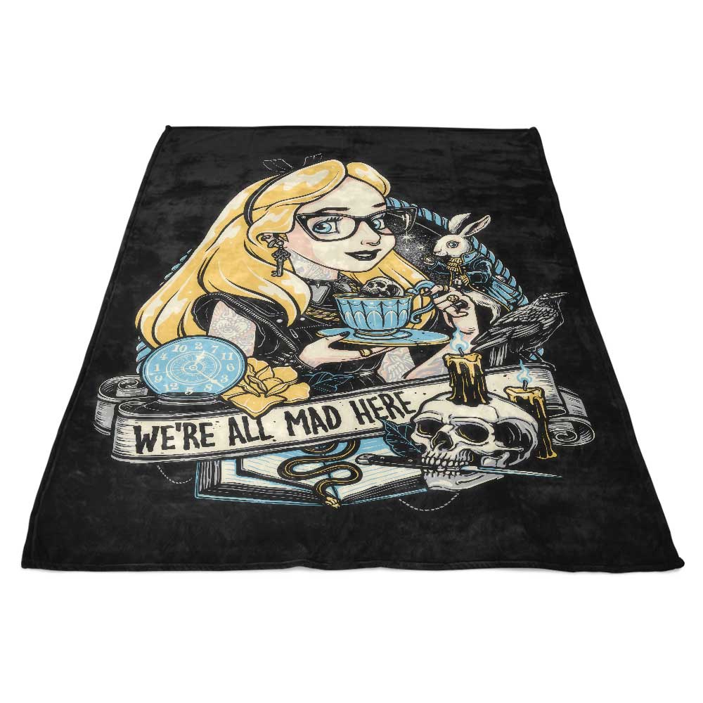 Ultra - Soft Rocker Alice Polyester Fleece Blanket