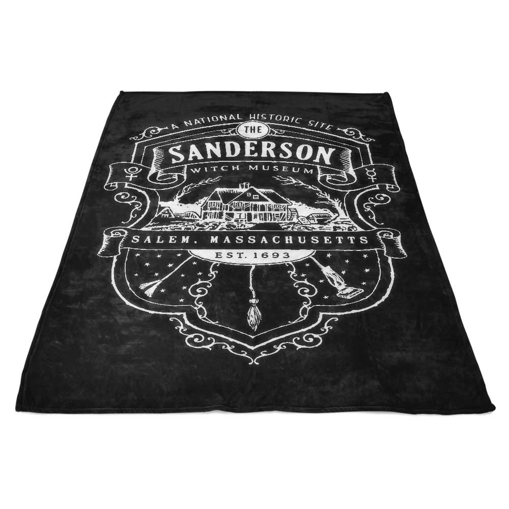 Sanderson Witch Museum-themed Polyester Fleece Blanket for Comfortable Use