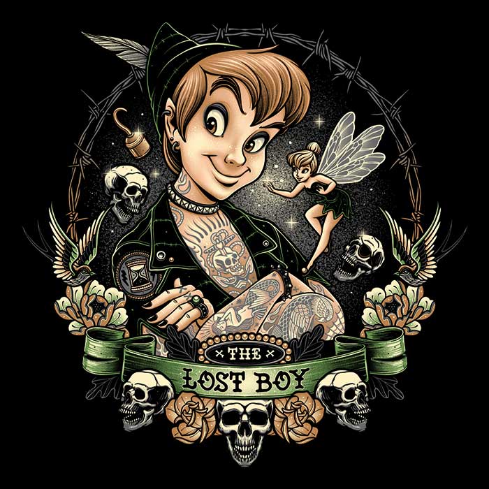 Soft and Plush 'Lost in Neverland' Fleece Blanket by Momma Gorilla
