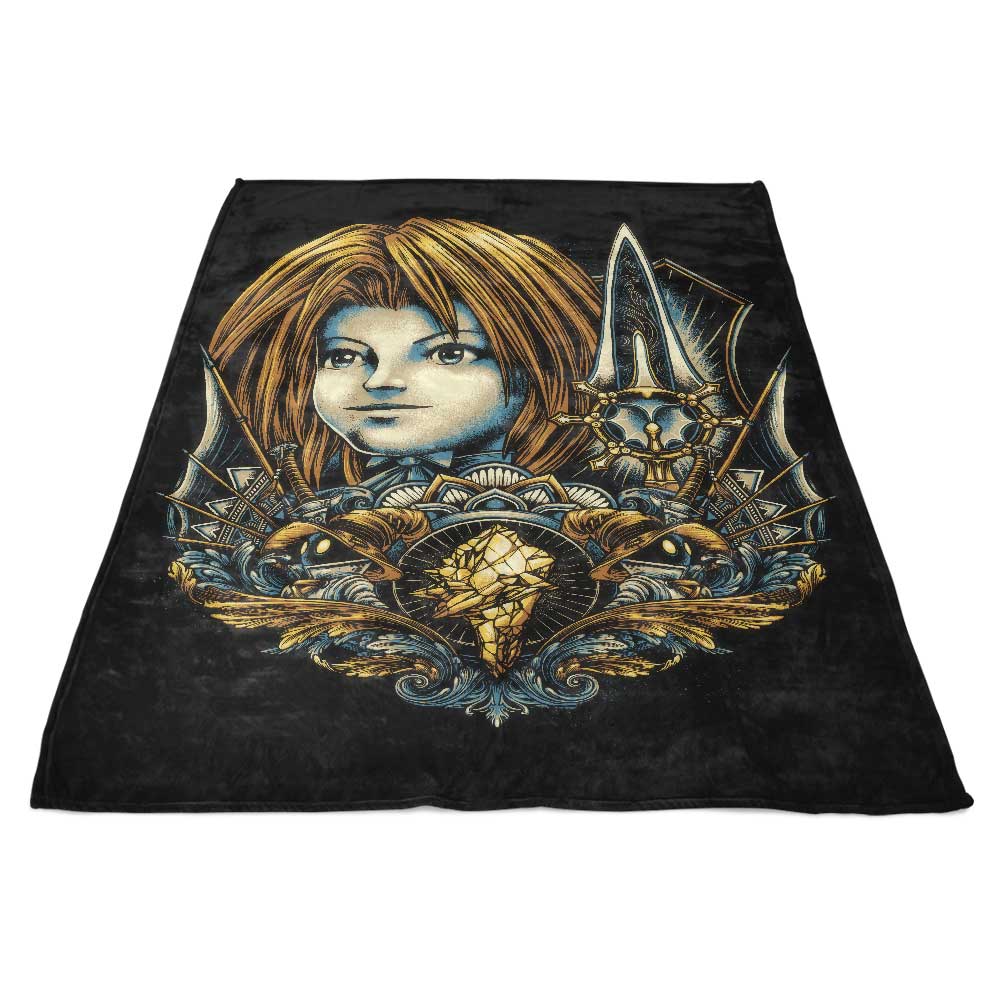 Ultra-Soft Thief's Emblem Fleece Blanket from Glitchygorilla