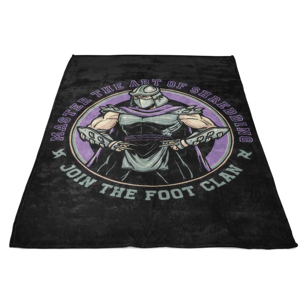 Glitchygorilla's High - Quality Fleece Blanket: The Art of Shredding Style