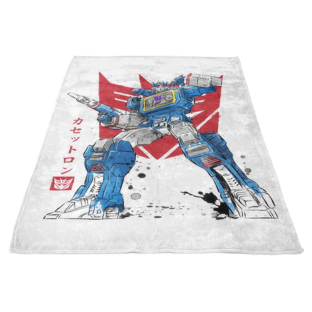 Sound Sumi-e Fleece Throw Blanket